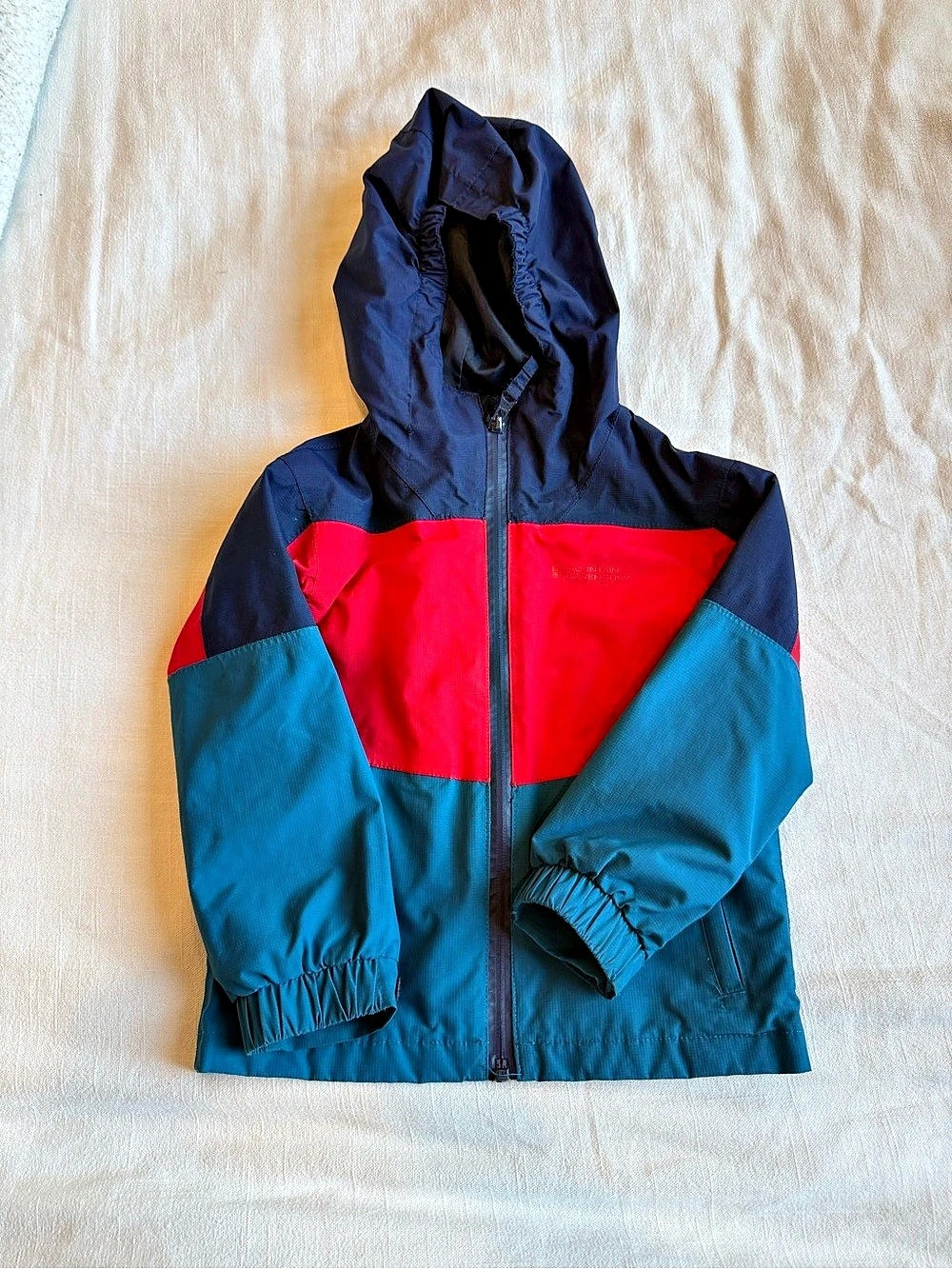 Mountain Warehouse Boys 2T Color Block Rain Jacket